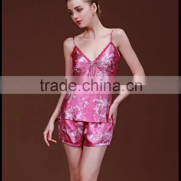 Women's Sexy Sleepwear, Dragon Printing Backless Two-piece Pajamas Sets photo-4