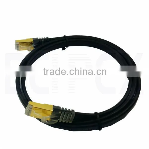 RJ45 Flat Lan Cable SSTP PiMF CAT7 Patch Cord Network Jumper Cable Drop Cable photo-2