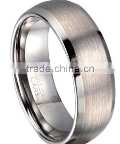 Wholesale Tungsten Finger Ring Polished and Brused