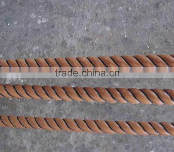 Sold Wood Twisted Wire Chinese Oak Wooden Moulding Birch Wooden Moulding