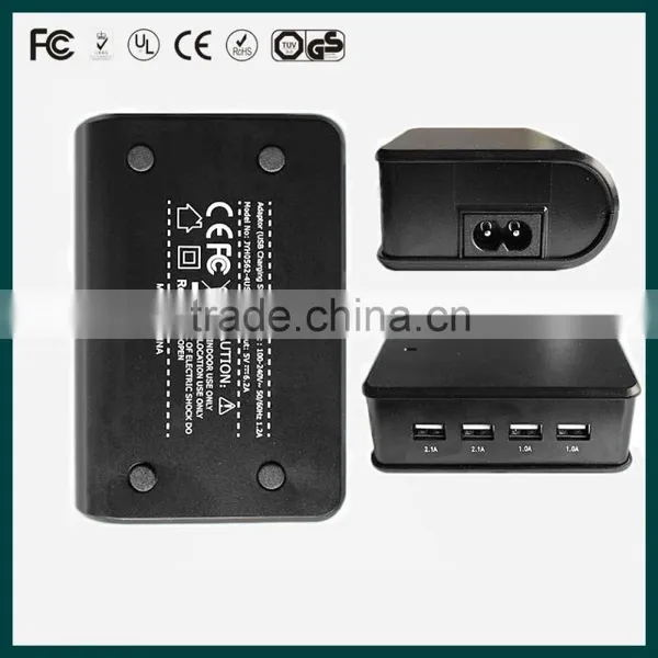 4 Ports Usb Desktop Travel Charger Approved by UL CE FCC Certificates photo-4