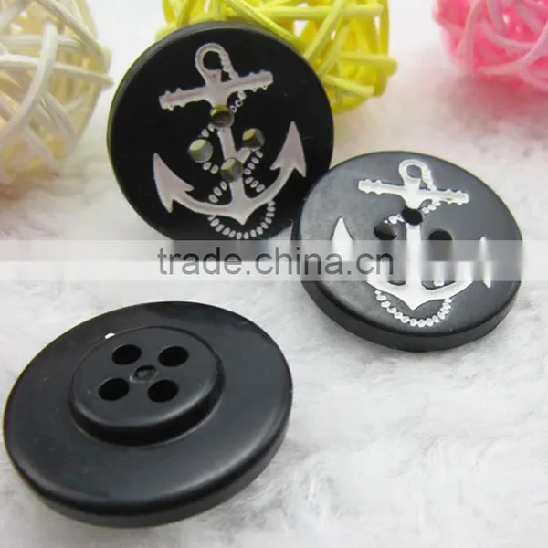 Sedex Audited Factory 2 Pillar Anchor Logo 4 Holes Fire Proof Urea Button, Urea Button for Suit photo-3