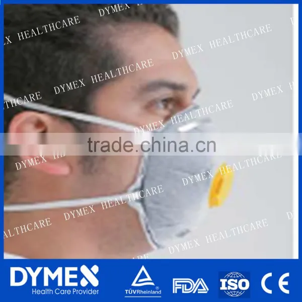 N95 Anti-fog With Breathing Valve Respirator FFP2 Black Dust Mask With Valve photo-3