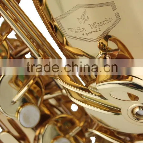 Stock Product Chinese Cheap Gold Lacquer Alto Sax Alto Saxophone With Case photo-5