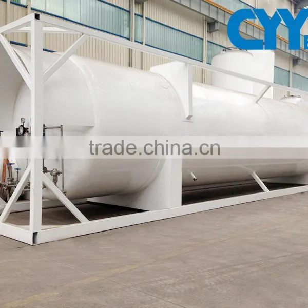 Liquid Oxygen Nitrogen Argon CO2 LNG LPG Horizontal Cryogenic Storage Tank With ASME/ISO/GB photo-5