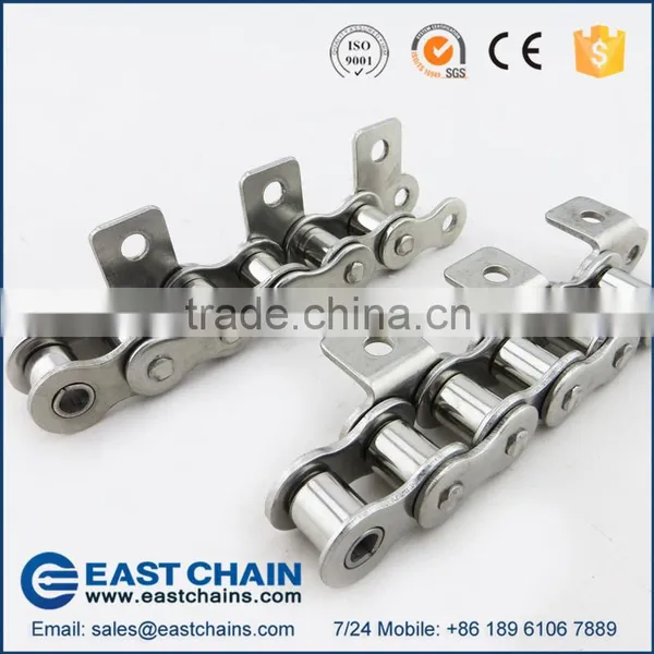 Acid Proof Stainless Steel Roller Chain 50SS With WSA1 Attachments photo-4