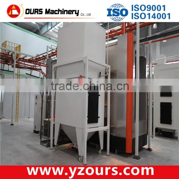 Electrostatic Powder Coating Booth Type Iron, Steel, Aluminum Substrate Powder Coating Line photo-2