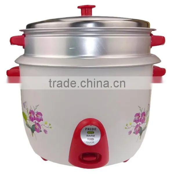 Drum Rice Cooker With Outer Steamer
