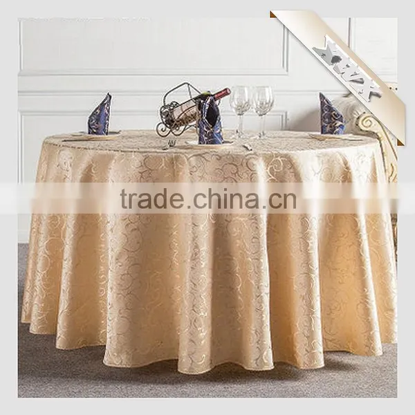 TC-159 Factory Wholesale 100%Polyester Sequin Rosette Table Cloth photo-3