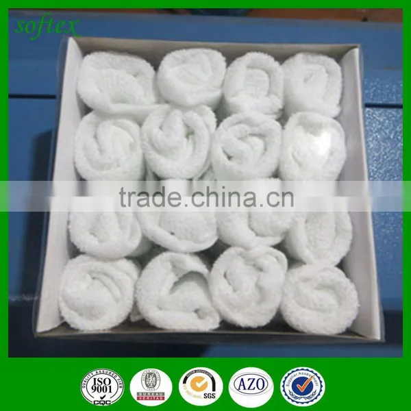 Cotton White Oshibori Towel Small MOQ photo-3