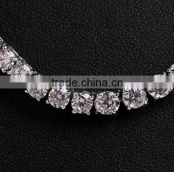 Clear Luxurious Bridal Jewellery Set for Women With AAA+ Cubic Zircon TOP QUALITY photo-3