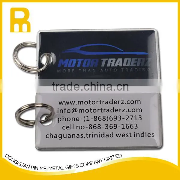 Hotel ID Room Number Key Chain With High Quality Metal Printed Customized Logo photo-6