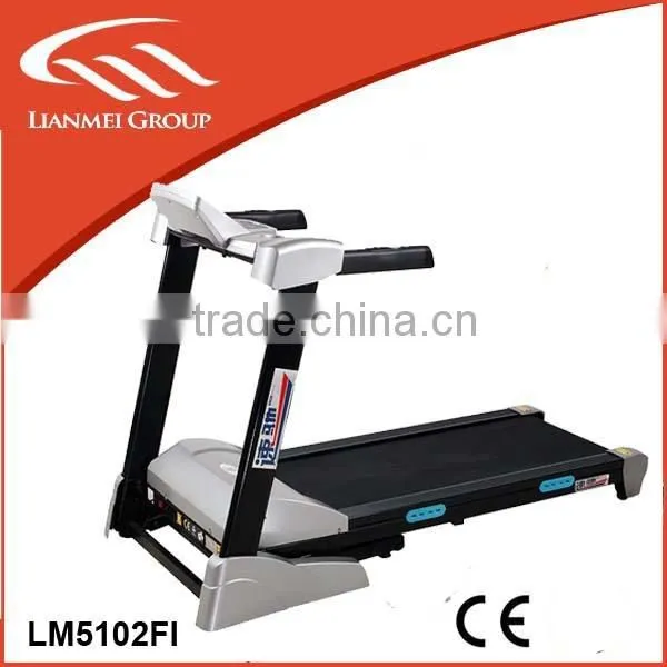 fitness motorized treadmill safety keys with heart pulse sensor