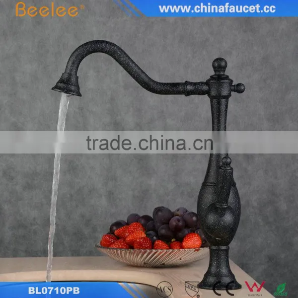 Beelee Kitchen Basin Faucet Paint Baking Fnishing Tap Black Mixer photo-6