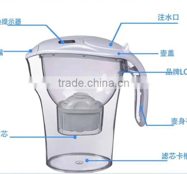 2015 NEW Design Water Purifiers Net Water Kettle Cup Filter Kettle Household Kitchen Straight up photo-3