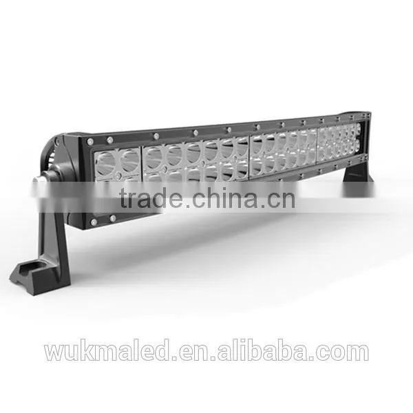 4x4 Led Car Light , Auto Led Light Arch Bent, Double Row Epistar DC 12V 120w Led Curved Light Bar photo-2