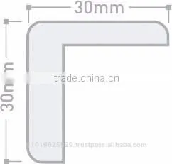 Pvc Mdf Profile for Wall Covering, Corner Profile photo-3