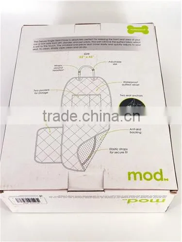 Water Proof Designer Car Seat Cover Deluxe Single Seat Cover Universal Design Fit All Vehicle photo-3
