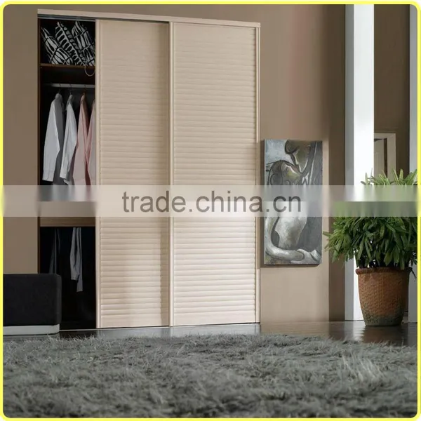 Classic Wpc Wardrobe Sliding Door Bedroom Furniture Desings photo-3