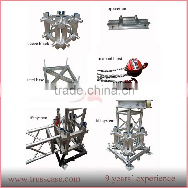 Aluminum Truss System Set up With Chain Hoist photo-2