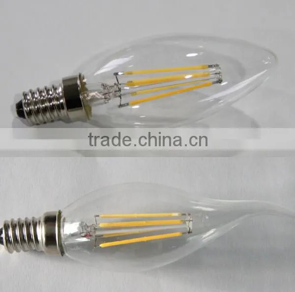 200lm Led Fialment Bulb With Tail Candle Lamp photo-2