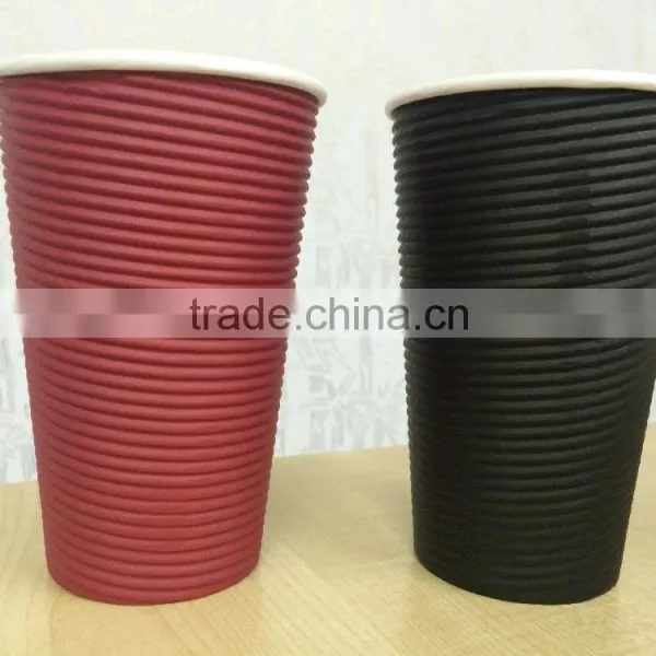 Customized Color Black Paper Coffee Cup photo-4