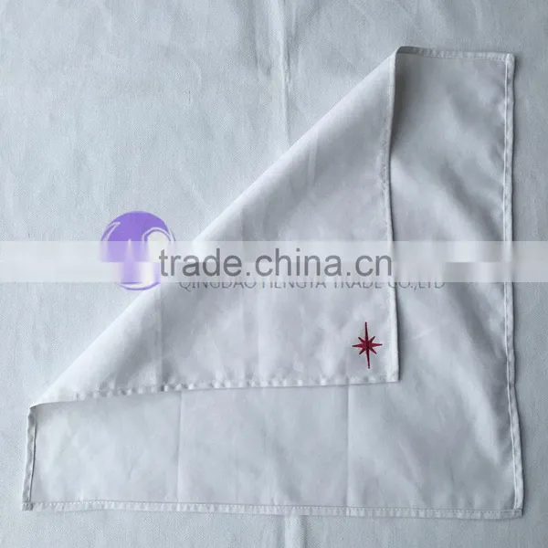 100% Cotton Fabric White Embroidered Dinner Cocktail Table Napkin photo-5