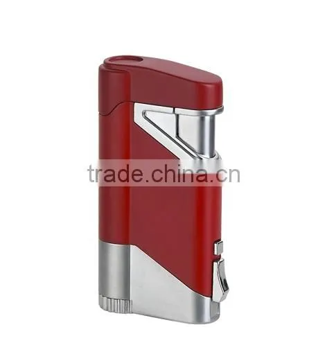 Wenzhou Teling Popular Metal Material Triple Torch Lighter photo-2