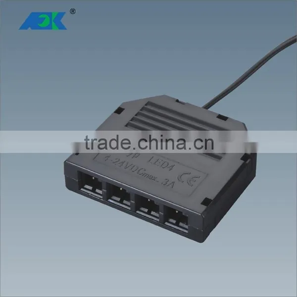 Hot Sale High Quality Customizable Furniture Light Touch Sensor Switch 12V 3 Way Connection Boxes, Junction Boxes photo-2