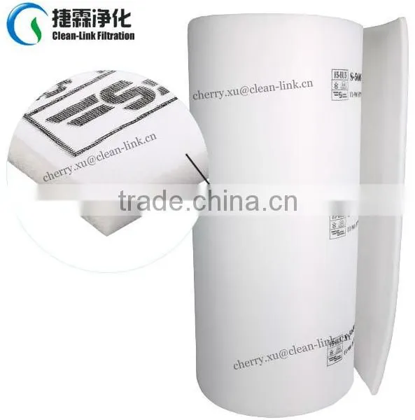 600G Ceiling Filter With Net ,Paint Booth Ceiling Filter,roll Filter Media ,sticky Filter,Air Filter Material,exhaust Filter photo-2