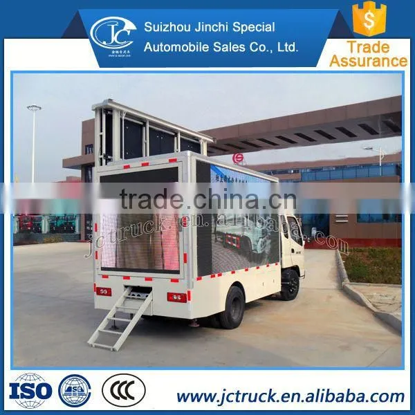 Automatic Hydraulic Hydraulic Stage Outdoor Advertising Full Color Truck Domestic Price photo-2