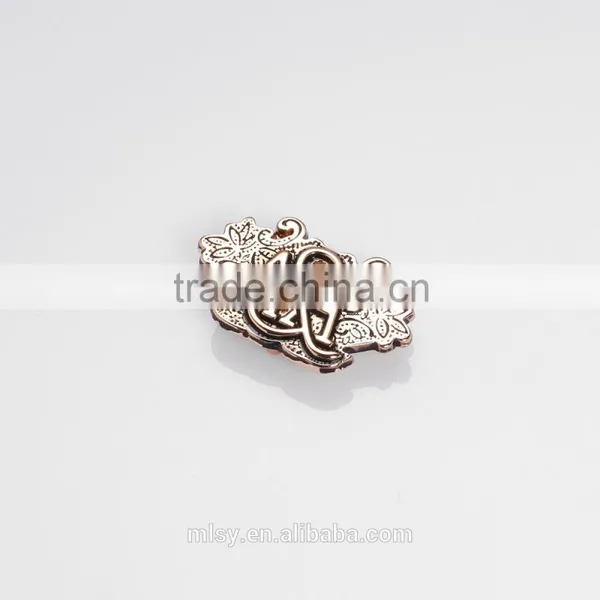 Brand Logo Metal Tag Small Metal Logo Name Plate photo-2