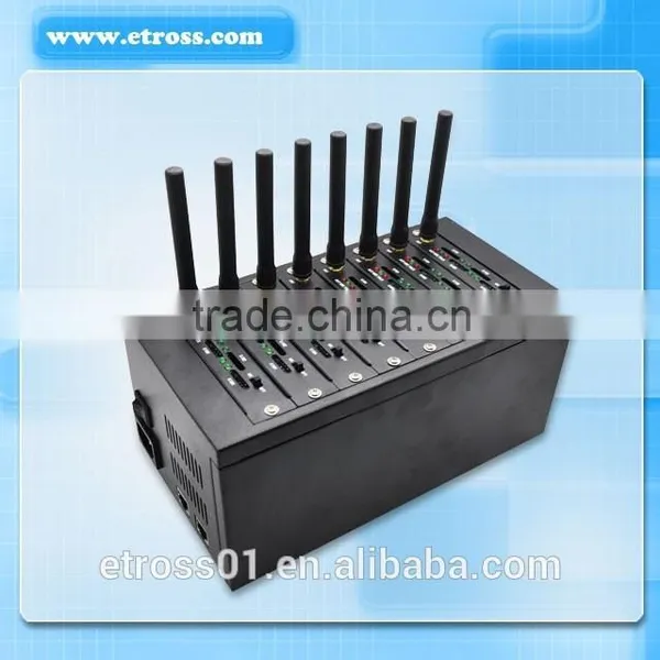New Arrival! Etross 8132 / 8 Ports 32 Sim GSM Quad Band SIM Rotation Automatically GSM Modem for PBX/VOIP/IP PBX