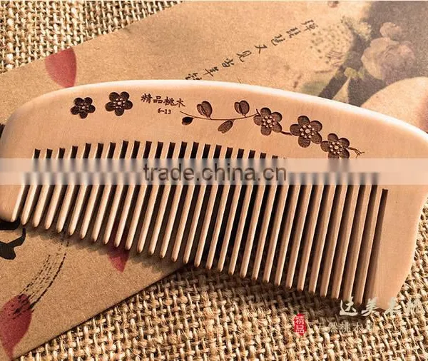 Personalized Hair Comb Wholesale, Custom Curve Handle Hot Pocket Comb photo-2