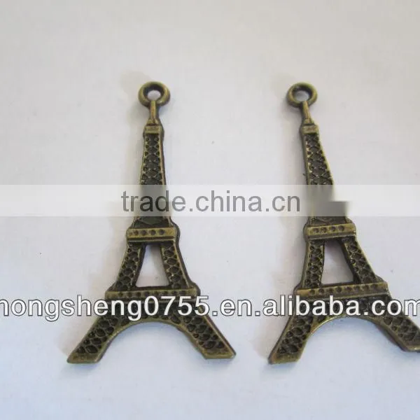 Hot Sale Eiffel Tower Shape Pendant for Garment Accessory