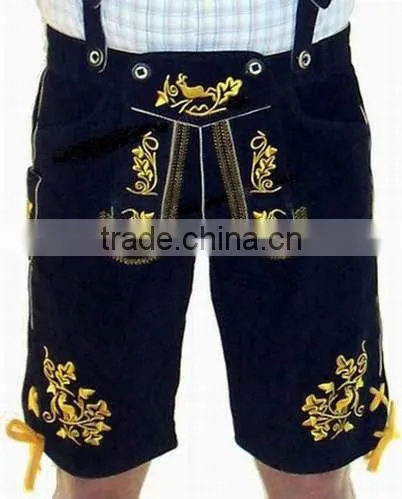 DL-1802 Bavarian Garments,Bavarian Suede Shorts,Bavarian Leather Clothings