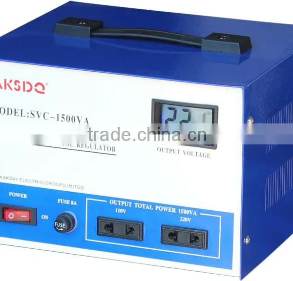 China SVC 1500VA Low Voltage And Frequency Stabilizer TND 1500VA Price photo-3