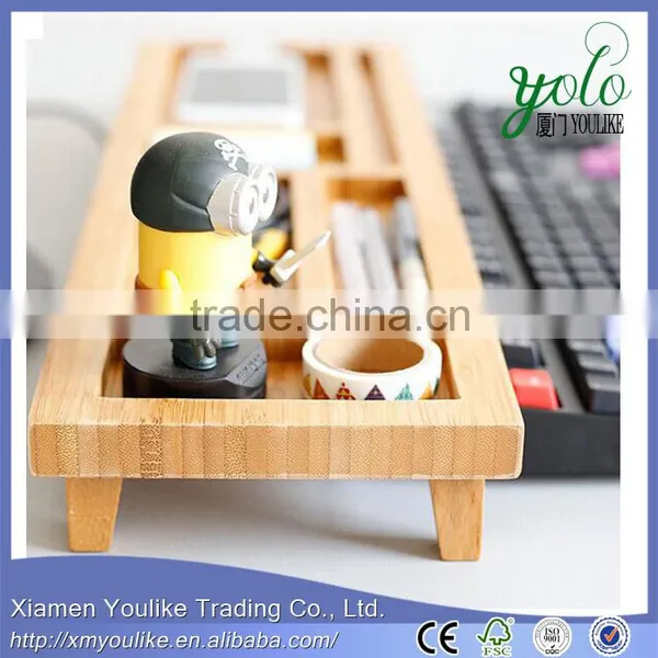 Modern Desk Organizer Computer Bamboo Desk Organizer