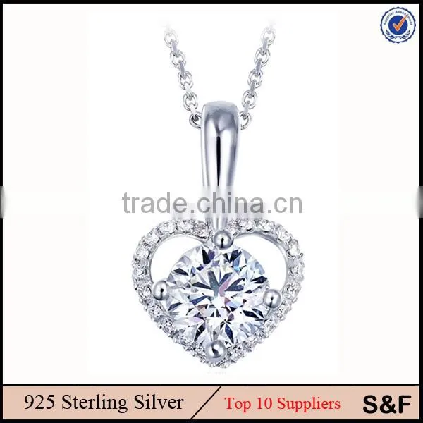 S925 Diamond Necklace , Express 925 Silver Jewellery