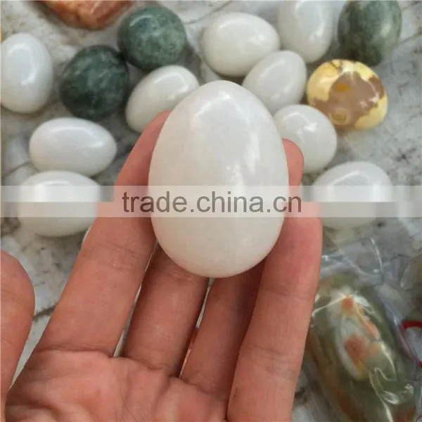 Natural Polished Crystal Stone Jade Yoni Egg For Sale photo-2