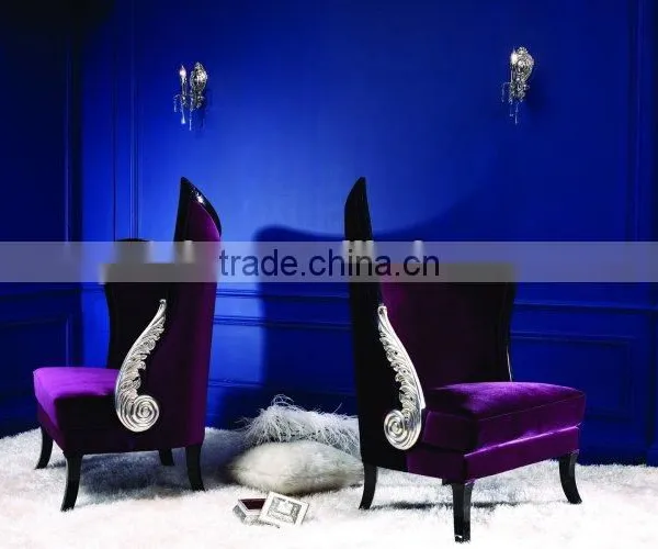 Royal Luxury European Style Bedroom/Living Room Furniture Sets Lounge Chairs, Small Tea Table photo-3