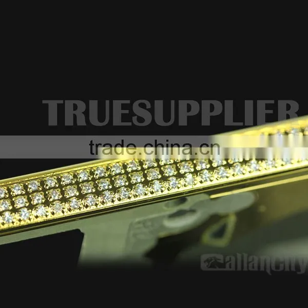 Gold Plating Diamond Encrusted for Samsung Galaxy s6 Middle Housing Replacement, for Samsung Galaxy s6 Middle Plate photo-2