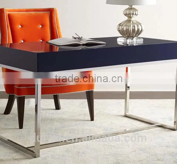 Latest Modern Wooden Executive Office Desk Side Table Design photo-3