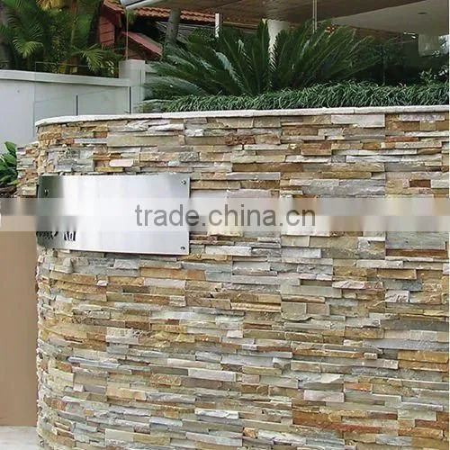 Culture stone wall