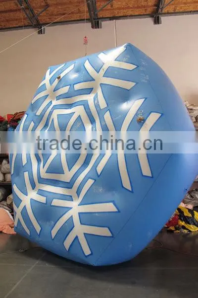Inflatable Snowflake Air Balloon Snowflake Inflatable Helium Balloon Snowflake Air Balloon Christmas Inflatable Balloon photo-2