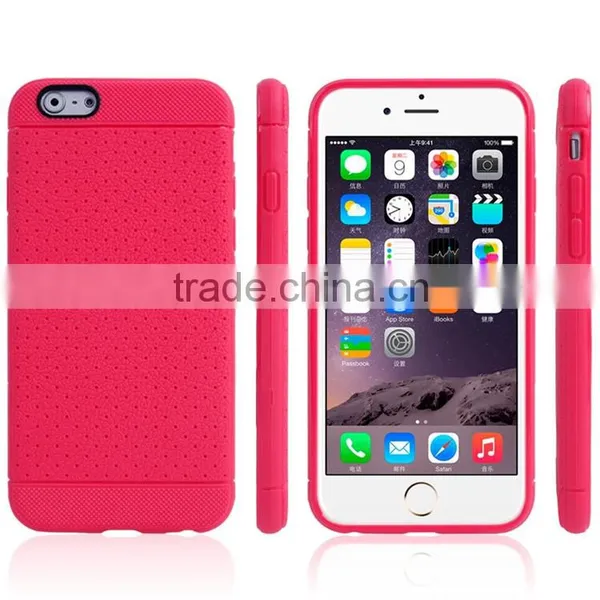 Mobile Phone Accessories Network Design Soft TPU Leather Pattern Finish Back Cover for Apple IPhone 6s photo-4