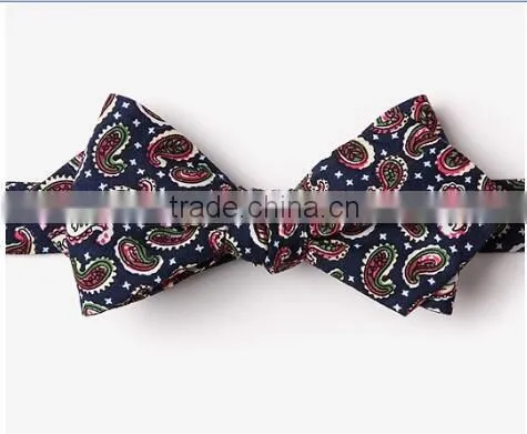 2016 Fashion Creative Design Custom Brand Cotton Printed Bow Tie for Man photo-2