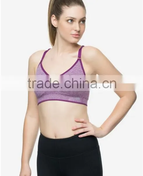 Workout Spinning Yoga Sports Bra Breathable Keyhole Bralette photo-2