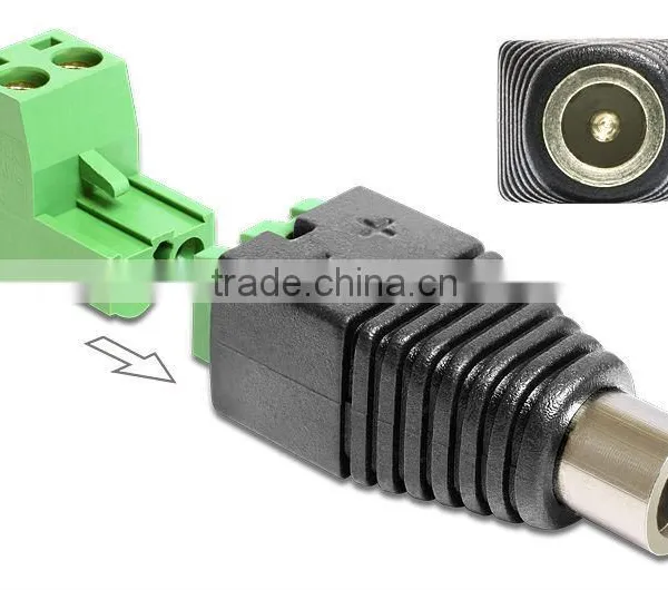 DC 2.1 x 5.5 mm Female Terminal Block