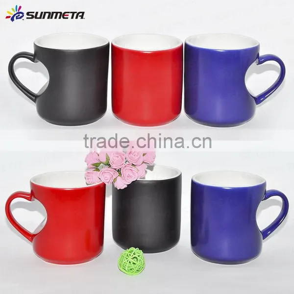 High Quality Sublimation Photo Color Changing Mug Ceramic Sublimation Magic Mug photo-6